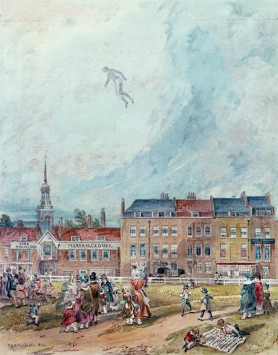An Aerial Guy Fawkes by English School